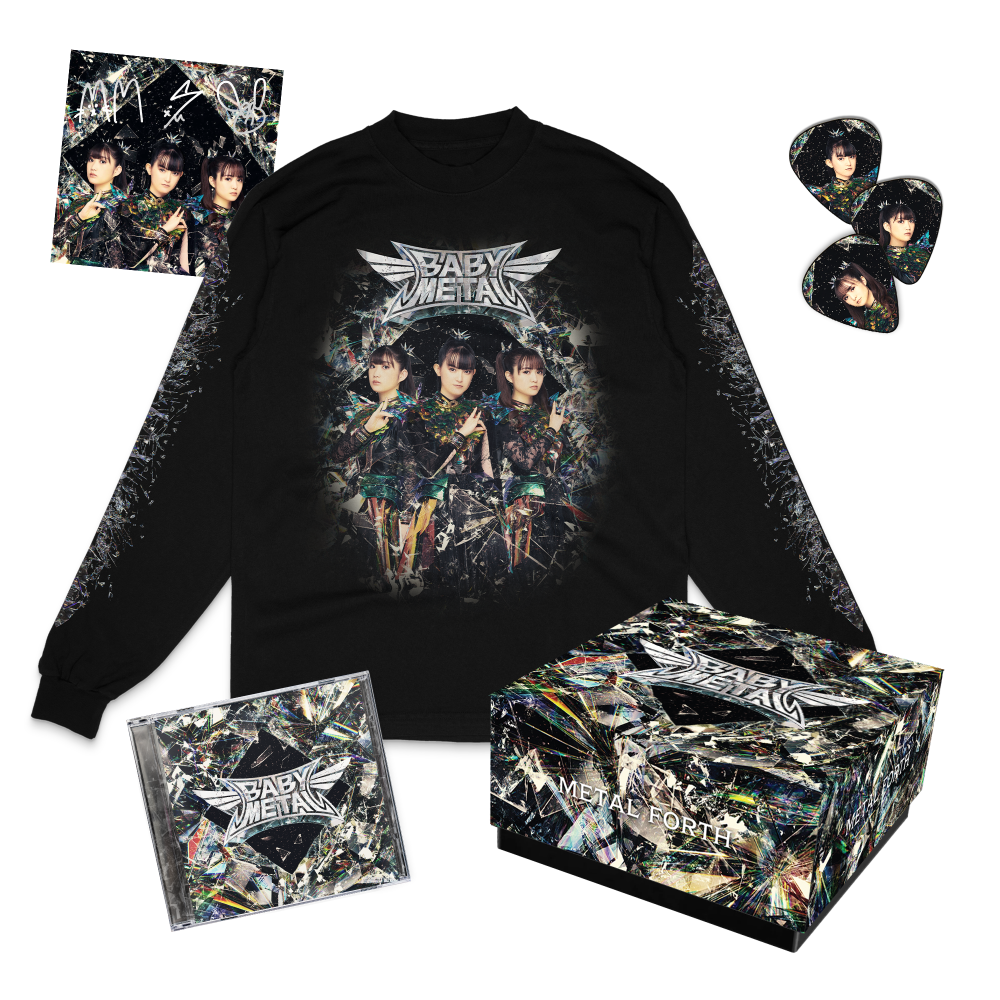 METAL FORTH BOXSET (WITH SIGNED ART CARD) - Babymetal Official Store METAL FORTH BOXSET (WITH SIGNED ART CARD) - Babymetal Official Store